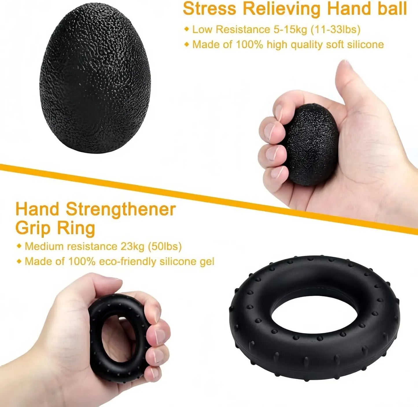 Grip Strengthener Kit 4-in-1 Hand Exerciser