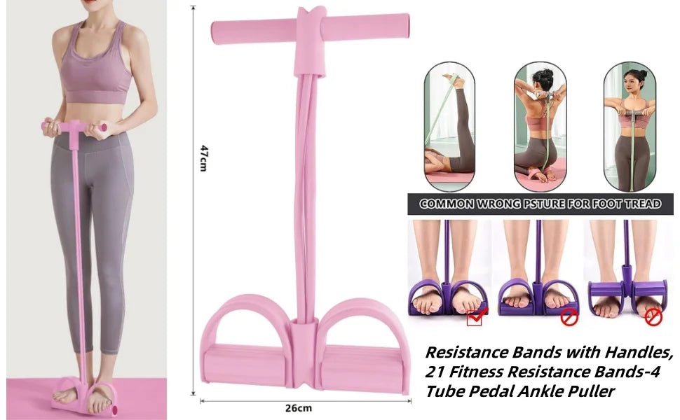 Pull Up Resistance Tubes with Handles