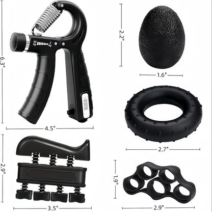 Grip Strengthener Kit 4-in-1 Hand Exerciser