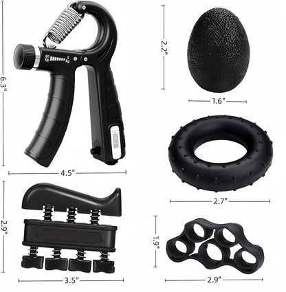 Grip Strengthener Kit 4-in-1 Hand Exerciser