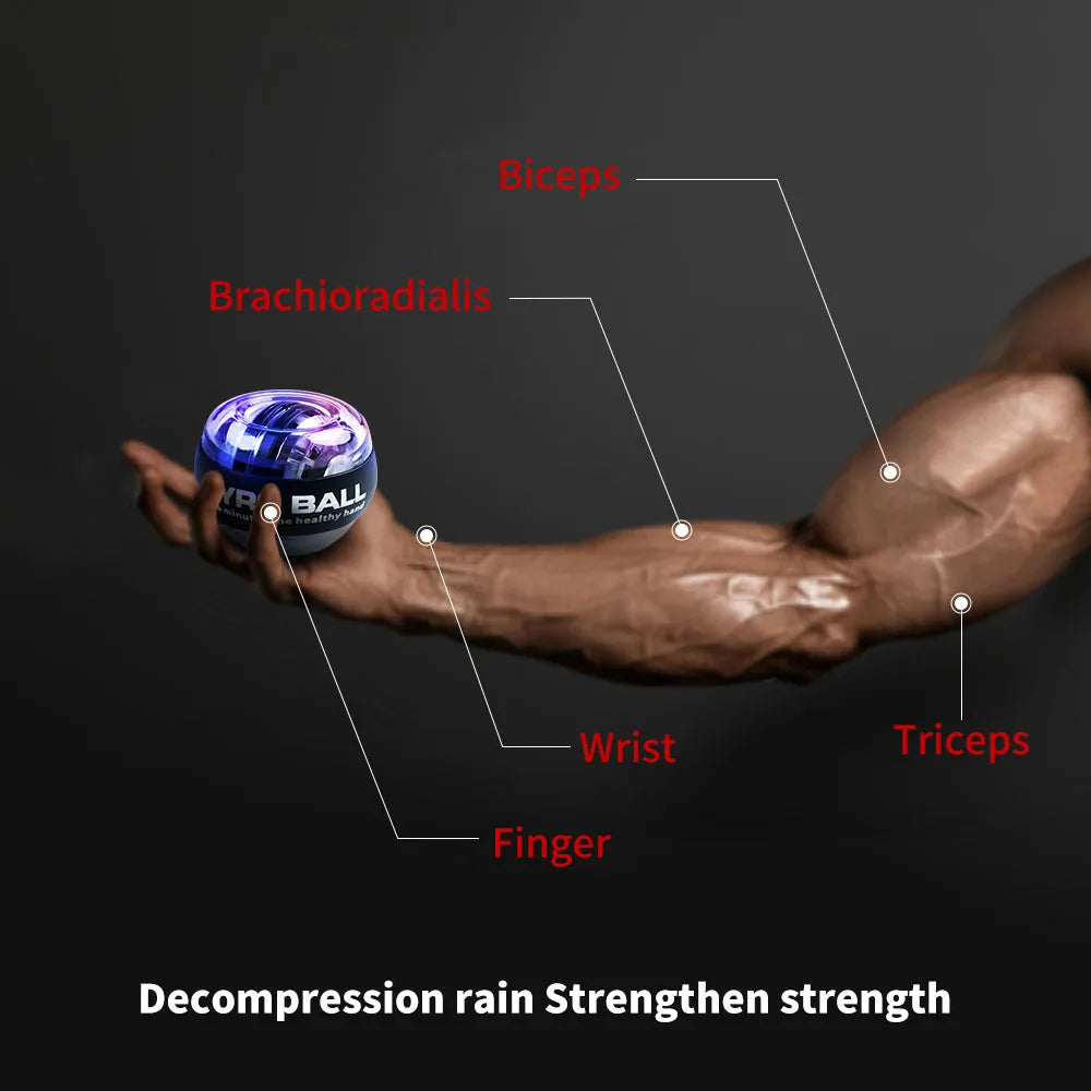 Gyroscopic Wrist Ball Forearm Strengthener