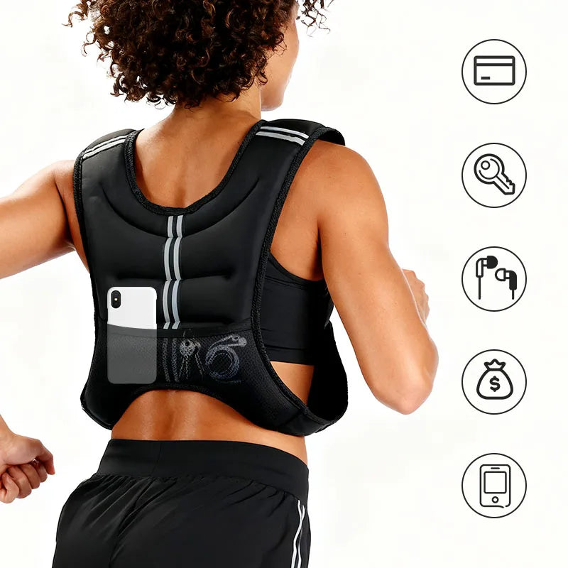 Weighted Vest 12lb for Running & Home Gym