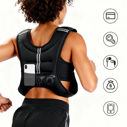 Weighted Vest 12lb for Running & Home Gym