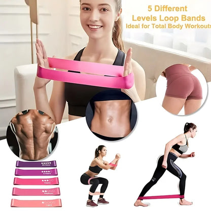 Resistance Bands Set 5 Levels with Handles