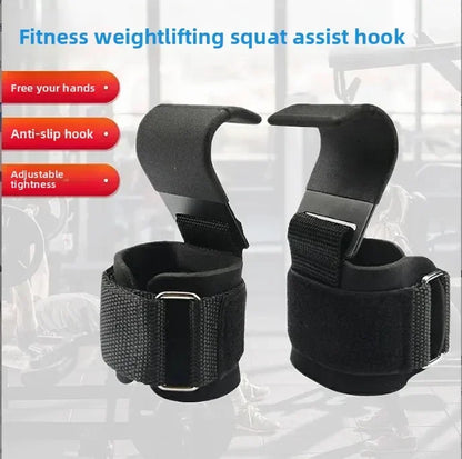 Weight Lifting Hooks Pair for Deadlift & Pull Ups